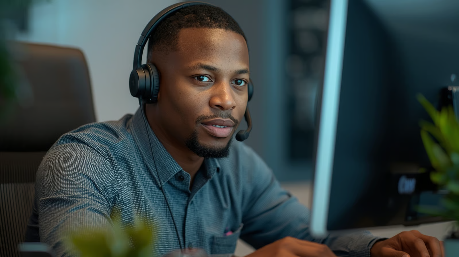 Professional IT support technician providing remote helpdesk services